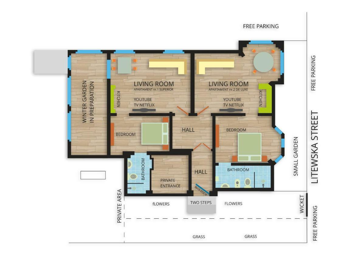 Cherry House Apartments Bydgoszcz Bagian luar foto